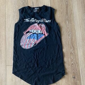 Bravado Black Graphic Tee with White Logo Tag